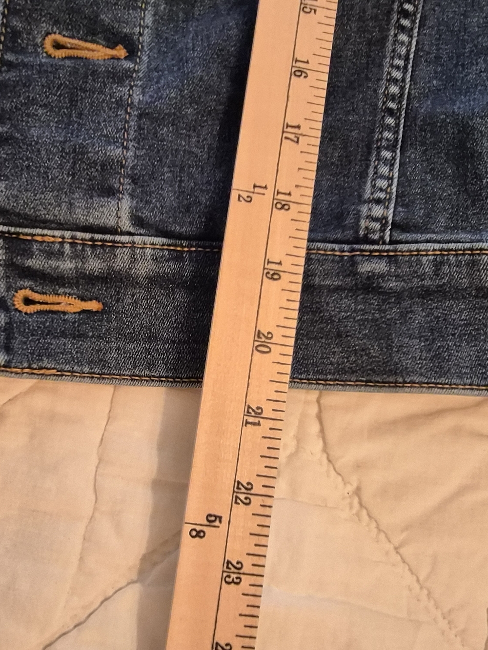 Calvin Klein Denim Jacket -90s Trucker- Size Medium - Picture 8 of 10